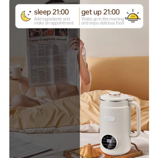 Irishom 1200ml Automata Növényi Tejkészítő Gép Mandula, Zab, Szója Tejhez