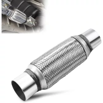   UESDU Rugalmas Kipufogócső Rozsdamentes Acél 50x150x250mm Dupla Fonott
