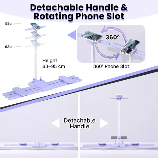 JAOGAUS 5 az 1-ben Ski Machine Pilates Reformer Tréner 150kg Terhelhetőség