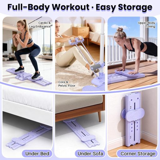 JAOGAUS 5 az 1-ben Ski Machine Pilates Reformer Tréner 150kg Terhelhetőség