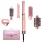 Mythsight Airstyler 6 az 1-ben ionos hajszárító göndörítő utazótáskával - Pink