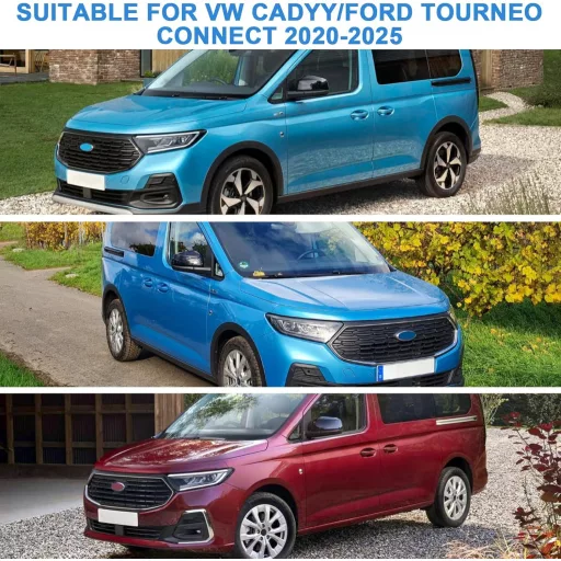 kswiown Mágneses Rovarháló VW Caddy/Ford Tourneo Connect 2020-2025 Oldalsó Ablakokhoz