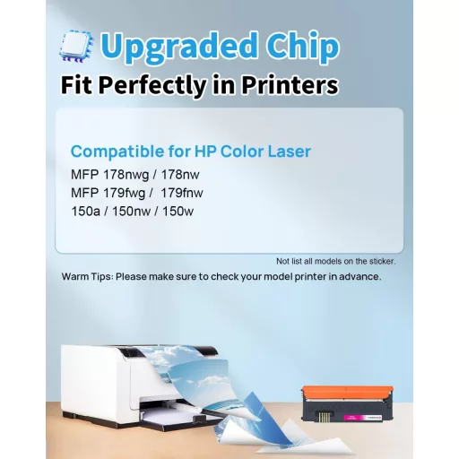 Yowell 117A Toner Magenta Compatibil HP Color Laser MFP 178nwg 179fwg