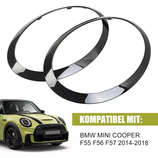 TIHOOK Mini Cooper fényszóró díszgyűrű szett 2db F55 F56 F57 14-21