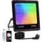 Eleganted 100W RGB LED reflektor Bluetooth távirányítóval IP66 vízálló