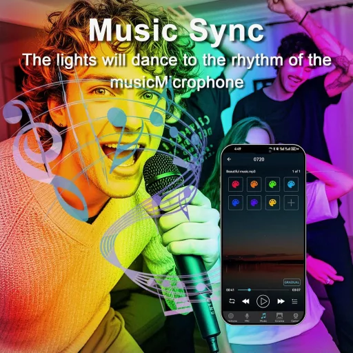 Eleganted 100W RGB LED reflektor Bluetooth távirányítóval IP66 vízálló