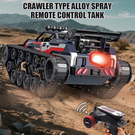 Mostop 1/12 Távirányított Katonai Tank 2.4GHz Offroad Crawler 360° Forgó Páncélozott Jármű