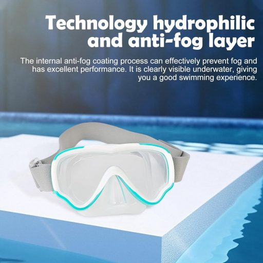 Generisch Gyerek Búvárkodás Maszk 180° Panoráma HD Anti-Köd 6-14 Év