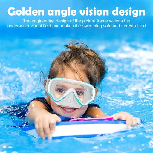Generisch Gyerek Búvárkodás Maszk 180° Panoráma HD Anti-Köd 6-14 Év