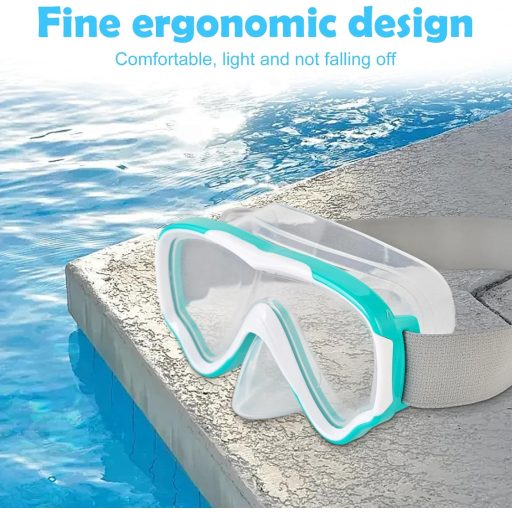 Generisch Gyerek Búvárkodás Maszk 180° Panoráma HD Anti-Köd 6-14 Év