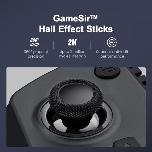 GameSir X5s Bluetooth Wireless Gaming Controller Switch 2/Android/iOS/PC Hall Effect Joystick