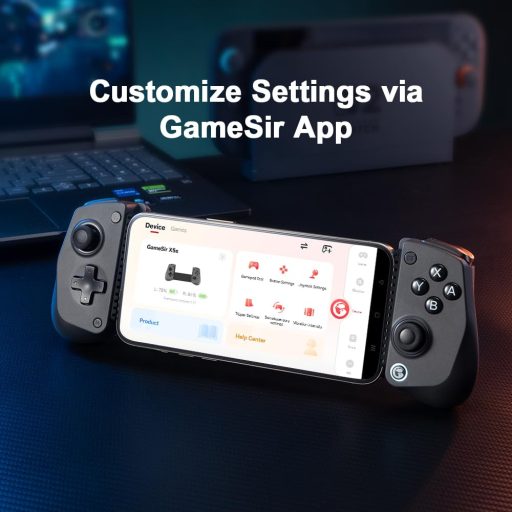 Controller de gaming wireless Bluetooth GameSir X5s pentru Switch 2/Android/iOS/PC cu joystick cu efect Hall