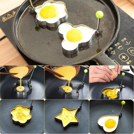 HexinYigjly 2 db 12 cm-es mini serpenyő, tapadásmentes tojássütő, indukcióhoz és gázhoz