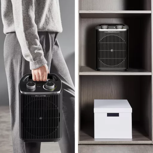 Teplovzdušný ventilátor Rowenta Instant Comfort Compact 2000, 2 stupne výkonu, termostat, prenosný