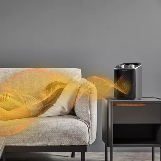Teplovzdušný ventilátor Rowenta Instant Comfort Compact 2000, 2 stupne výkonu, termostat, prenosný