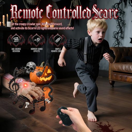 RC auto Wednesday RoserRose na diaľkové ovládanie s LED svetlom, halloweenska dekorácia