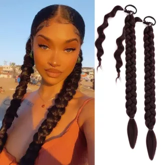   Fulang Hair 2 darabos fonott farok hosszabbítás szintetikus hajból