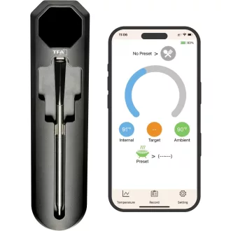   TFA Dostmann Smart BBQ 2 Wireless Húshőmérő 100m, Grillhőmérő, Füstölőhöz