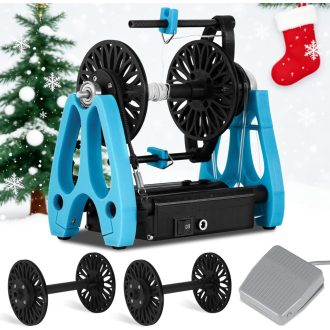   YUCHENGTECH Elektromos Fonógörény Pedállal 12V Gyapjú Fonáshoz Sebességszabályzóval