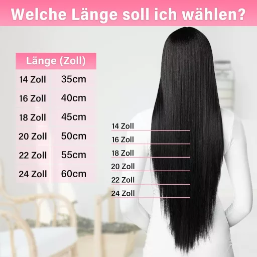 WOWANGEL Clip-In Valódi Hajhosszabbítás 35cm Hamvas Barna 7 Részes Remy Haj