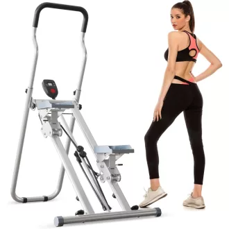   CEIEVER Függőleges Lépcsőzőgép Összecsukható 150kg Terhelhetőséggel LCD Kijelzővel