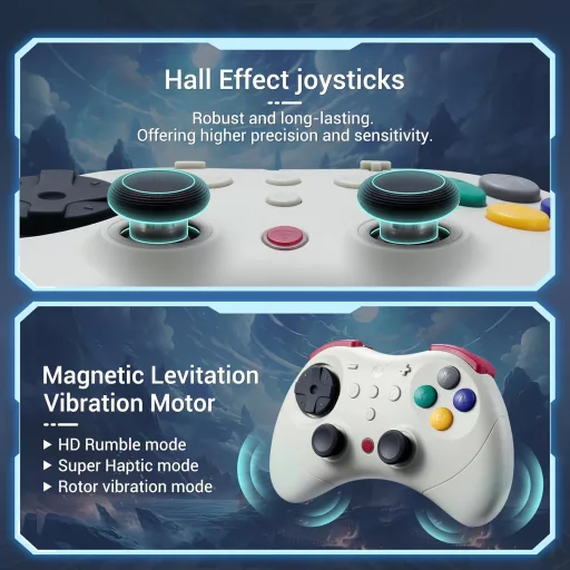 AKNES GuliKit Elves 2 Pro Wireless Controller Switch/Switch 2 Hall Effect