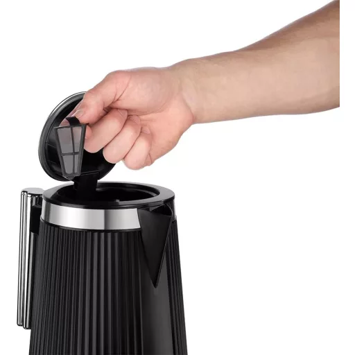 Russell Hobbs Brontë Black 1.7L Elektromos Vízforraló 2400W Rozsdamentes