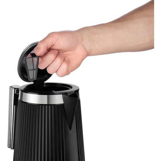 Russell Hobbs Brontë Black 1.7L Elektromos Vízforraló 2400W Rozsdamentes