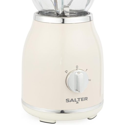 Salter Retro Krém Turmixgép 1.5L Üveg Tartály, 2 Fokozat, 1000W