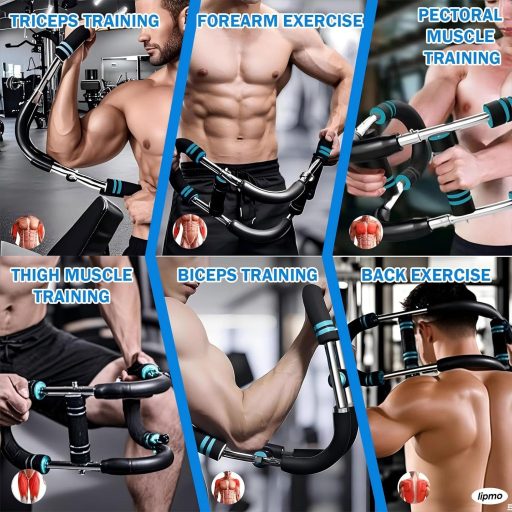 Harkta Mellizomtréner Férfiaknak, Csavarható Karedzőgép 6 Fokozatú Állítható 18-50kg