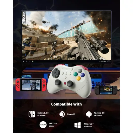 GuliKit Elves 2 Pro Wireless Controller Switch/PC/Android/iOS Hall Joystick