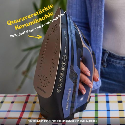 Russell Hobbs Powersteam Ultra Pro 3100W Gőzvasaló Kerámia Talppal és Önerősítő Funkcióval