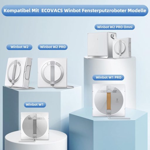EOVWAEO 16db Mikroszálas Tisztítóruha ECOVACS Winbot W2 PRO Omni/W1 Ablaktisztító Robot Csere Alkatrész