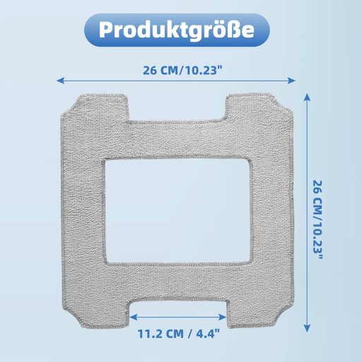 EOVWAEO 16db Mikroszálas Tisztítóruha ECOVACS Winbot W2 PRO Omni/W1 Ablaktisztító Robot Csere Alkatrész