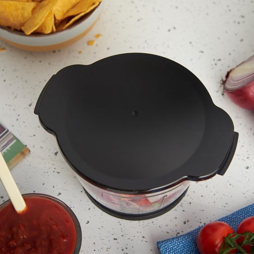 Russell Hobbs Elektromos Mini Aprító Piros 500ml Üveg Edénnyel Húshoz Zöldséghez