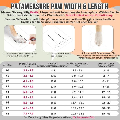 Eyein Kutyacipő 2 Pár Légáteresztő Talpvédelem Csúszásmentes Reflexes Velcro Narancssárga