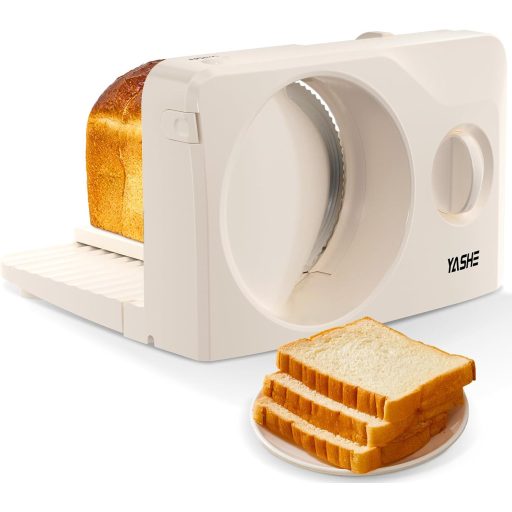 YASHE Elektromos Összecsukható Szeletelő 180W, 17cm Fűrészelt Pengével, 0-15mm Vastagság