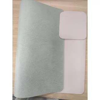   KitchenBoss Vízálló Tányéralátét Szett 6 db Bőr Hatású Világoszöld Bézs 43x30cm