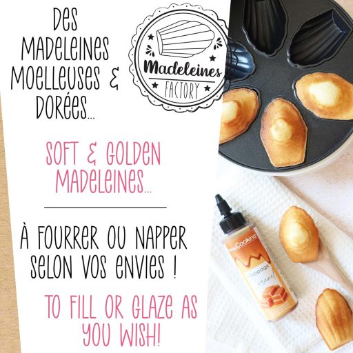 ScrapCooking Madeleine gép - Puha madeleinek 4 perc alatt - Sütőknek ajándék