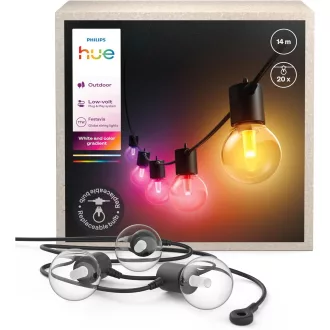   Philips Hue Festavia Globe 14m kültéri tündérfény, 20 lámpa, okos vezérlés
