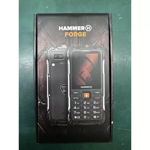 Hammer H Forge Outdoor Mobiltelefon Dual SIM, 2300 mAh, IP68, Fekete