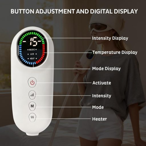 Aparat de masaj electric pentru cap JAOGAUS, masaj pentru cap cu 4 moduri, masaj pentru ochi, ameliorarea durerii