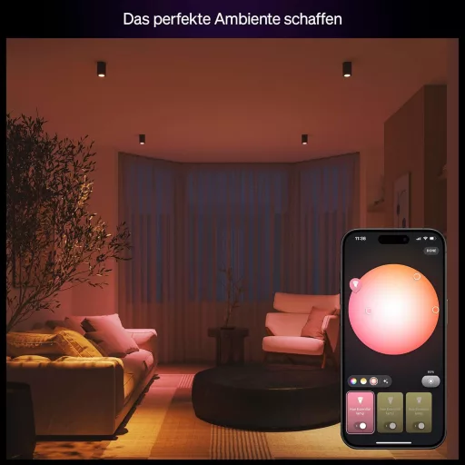 Philips Hue Essential GU10 okos LED spotlámpa, fehér-színes, dimmelhető