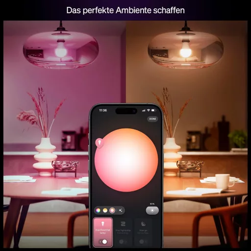 Philips Hue Essential E27 okos LED izzó 4db, dimmer, fehér és színes