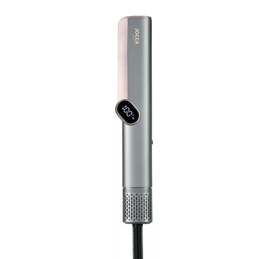 Uscător de păr 2 în 1 JOCCA, motor BLDC, 1000W, funcție ionică, afișaj digital - Ionica Rose Grey