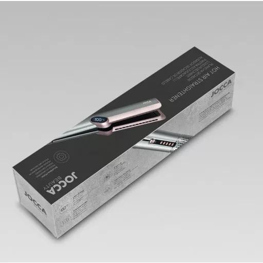 Uscător de păr 2 în 1 JOCCA, motor BLDC, 1000W, funcție ionică, afișaj digital - Ionica Rose Grey