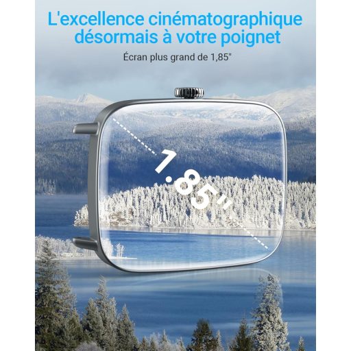 Fitpolo Okosóra 1.85" Szívritmus Monitor SpO2 110+ Sportmód IP68 Vízálló iOS Android