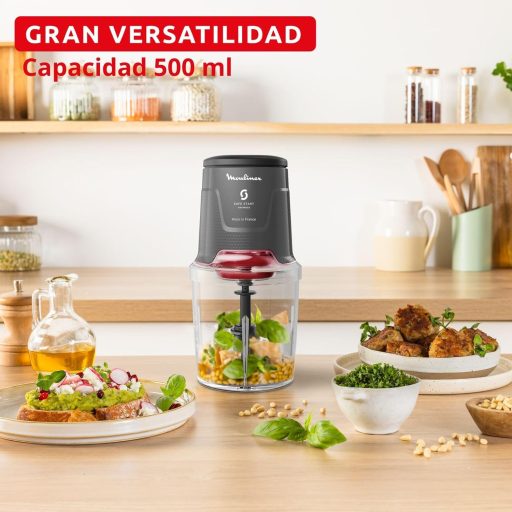 Moulinex Easy Press 600W Aprító 500ml Rozsdamentes Acél Pengékkel