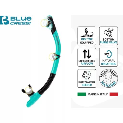 Cressi Horizon búvárkodási és snorkelezési maszk 4 lencse szett - Clear/Ice Blue, Combo