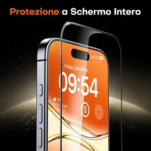 Tvrdené sklo na displej TOCOL pre iPhone 17, tvrdosť 9H, bez bublín, 2 kusy